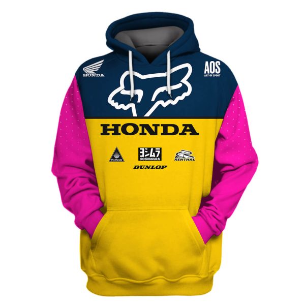 Honda sweat fox, Honda racing crewneck sweatshirt, Honda racing hoodie