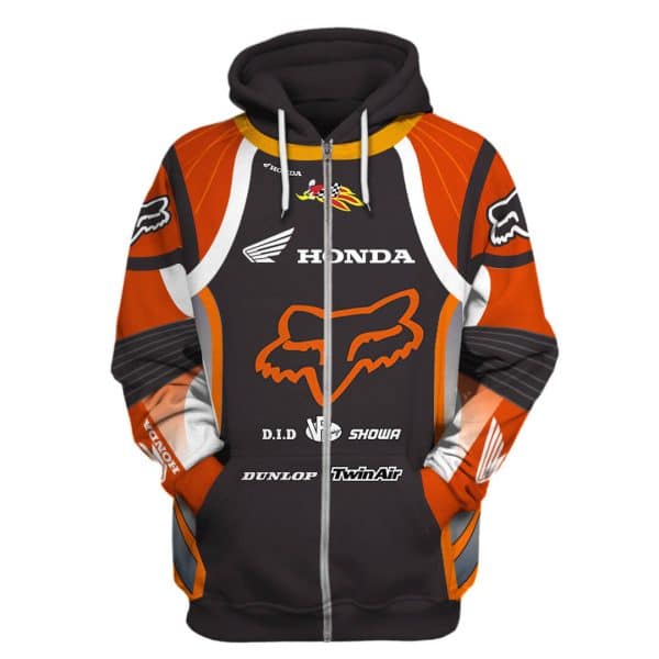 Honda racing gear, Honda orange motocross, Honda custom mx jersey