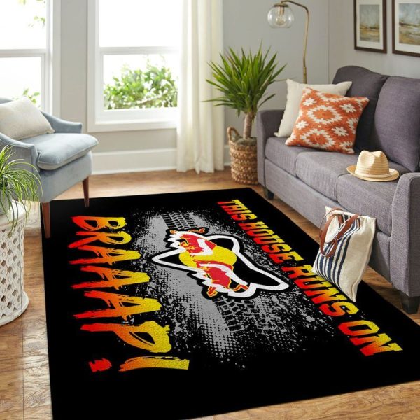 Fox racing dirtbike race rug, Fox racing flag rug, Fox racing wheelie rug