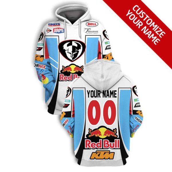 Ktm red fleece hoodies, Ktm racing hoodies, Ktm custom motocross apparel