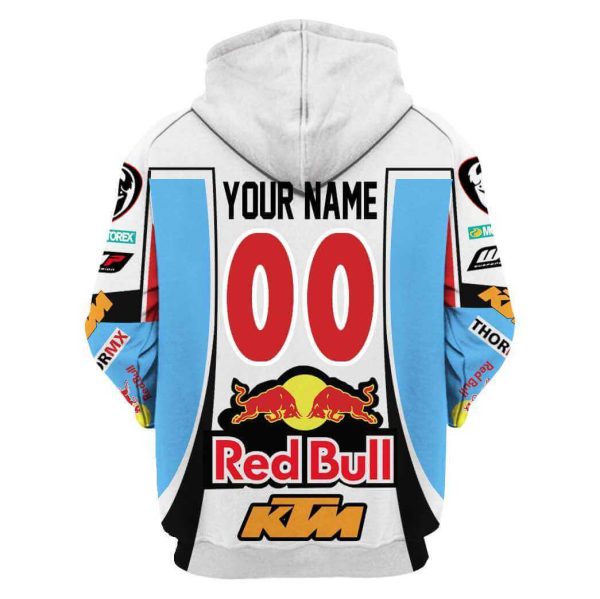 Ktm red fleece hoodies, Ktm racing hoodies, Ktm custom motocross apparel