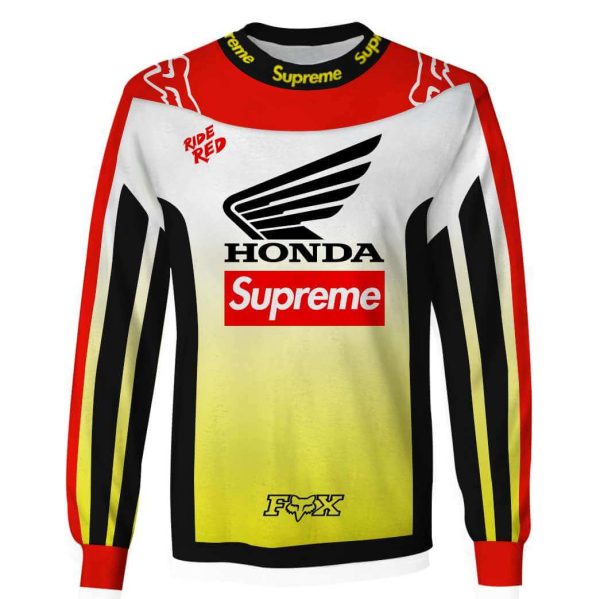 Honda motocross triumph, Honda shirt fx, Honda motocross racing