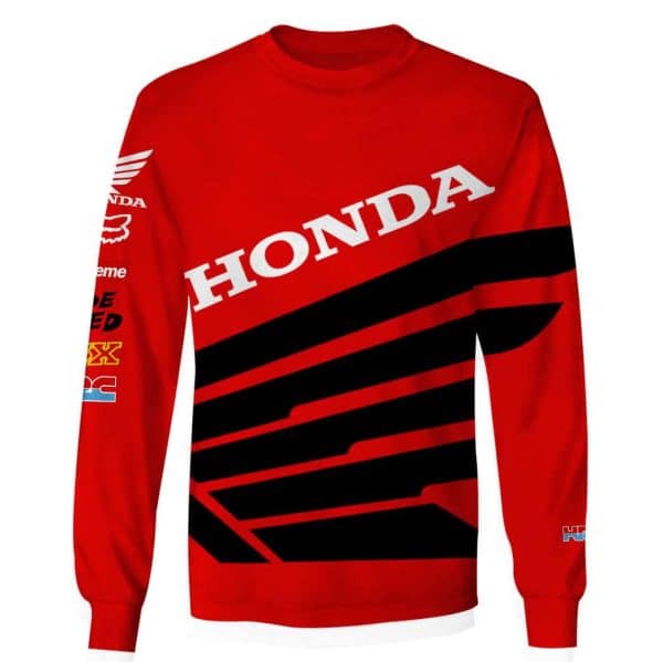 Honda send it hoodie, Honda motocross gear size chart, Honda troy lee hoodie