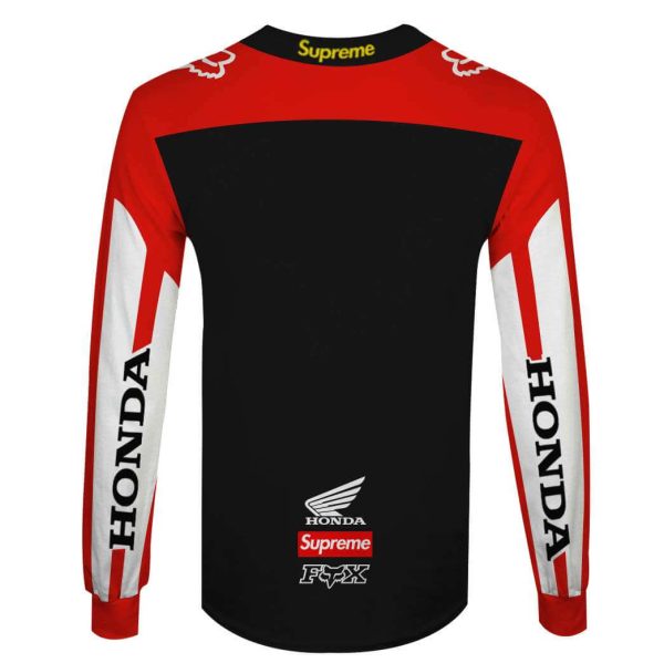 Honda motocross triumph, Honda shirt fx, Honda motocross racing