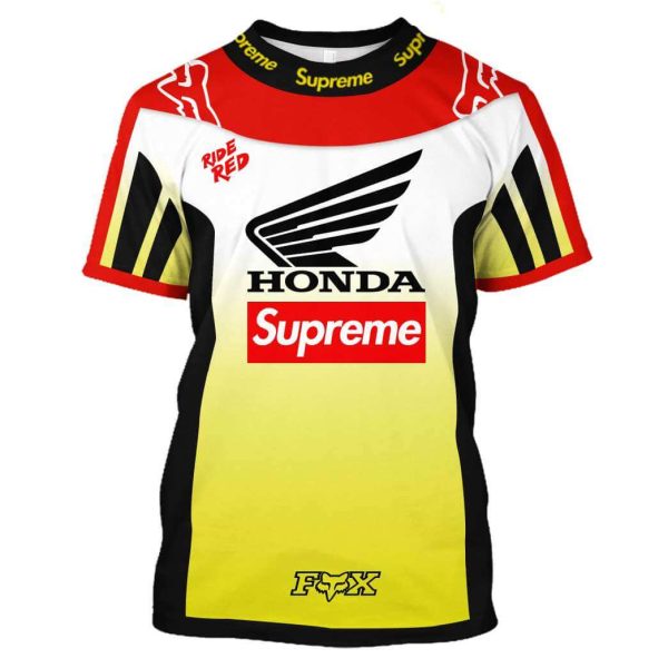 Honda motocross triumph, Honda shirt fx, Honda motocross racing